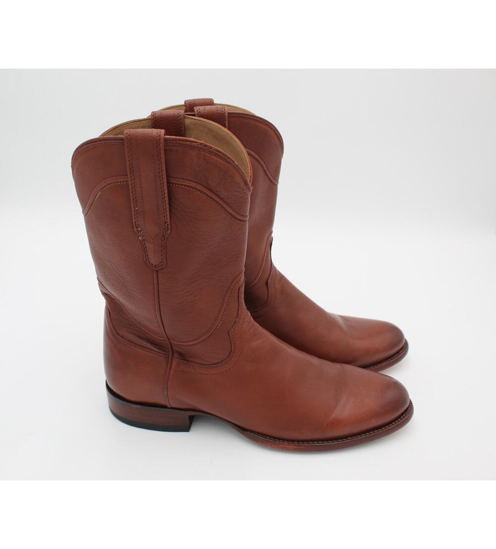 Tecovas Earl Roper Boot Mens 10 D Brown Leather Western Cowboy Workwear Outdoor